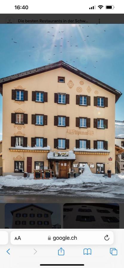 Hotel Und Restaurant Alpina Salouf Exterior photo